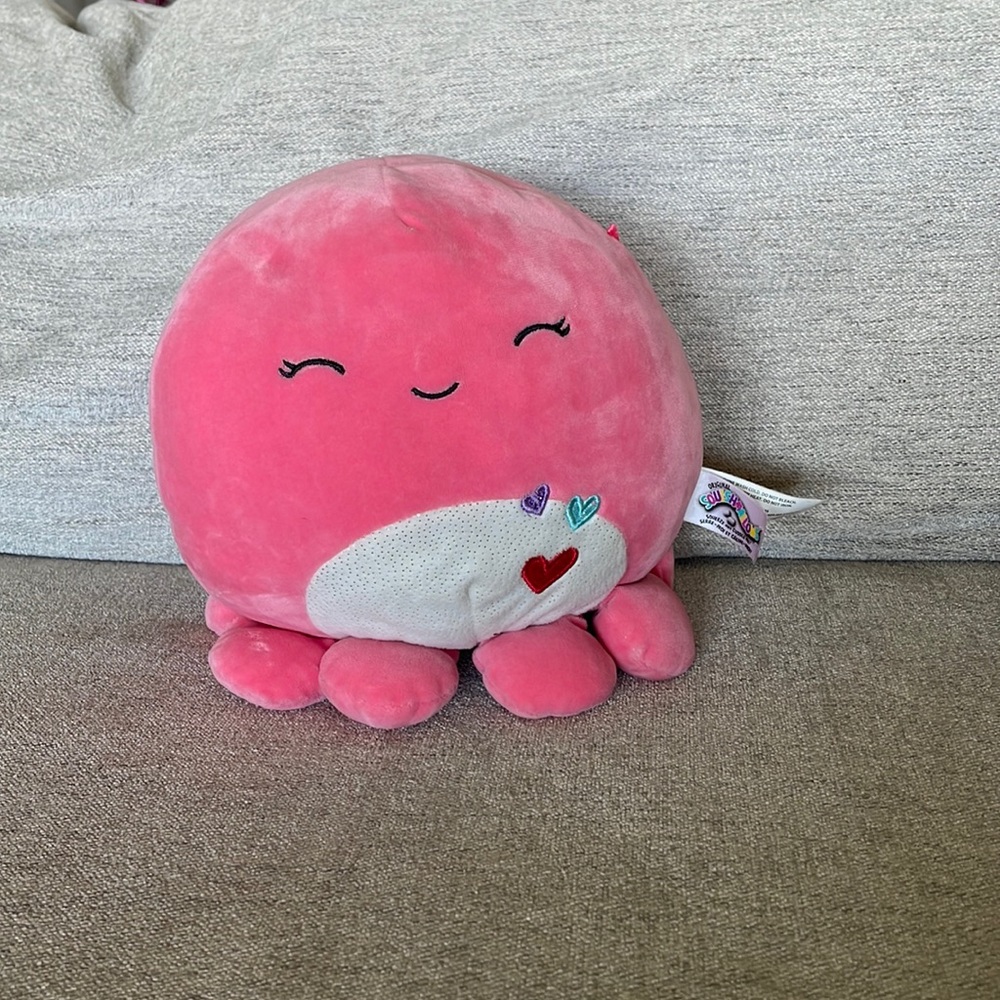 Squishmellow Pink Octopus